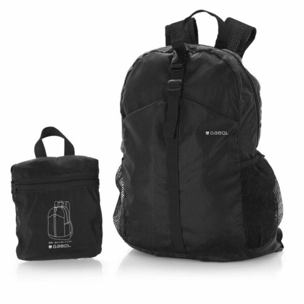 Mochila Plegable Negra Gabol