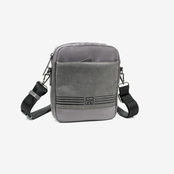 Bolso Bandolera Gris Matties