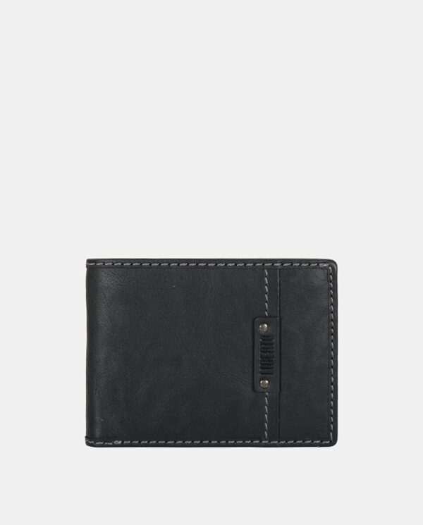 Cartera Horizontal Negra Liberto