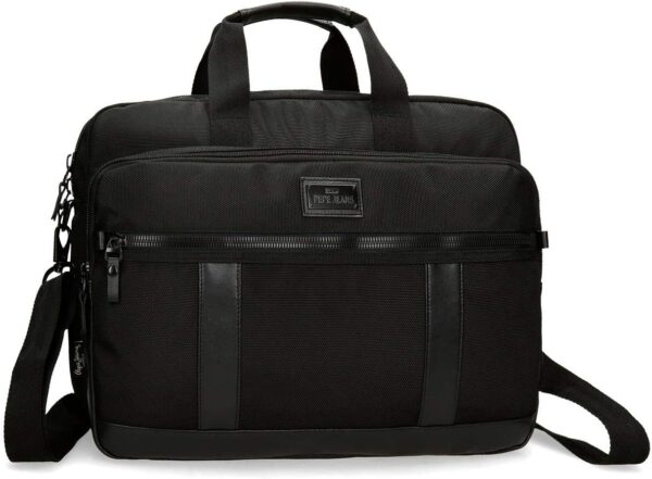 Allblack Maletín Doble Compartimento Adaptable Pepe Jeans