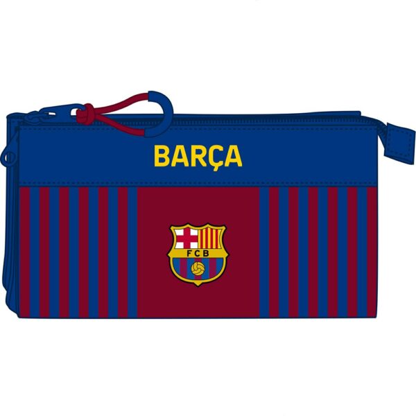Estuche Tres Compartimento FCB Safta