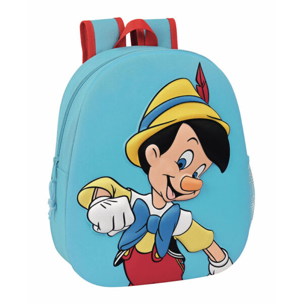 Mochila Escolar 3D Pinocchio