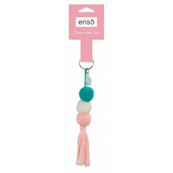 Llavero Pompom Tricolor Enso