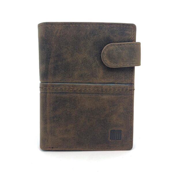 Cartera Vertical Con Cierre Y Monedero