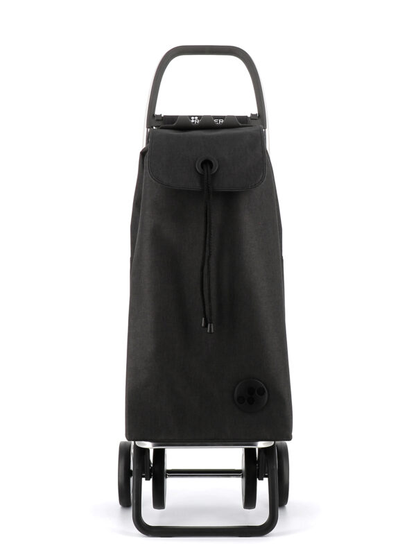 Carro Compra Plegable Negro Rolser