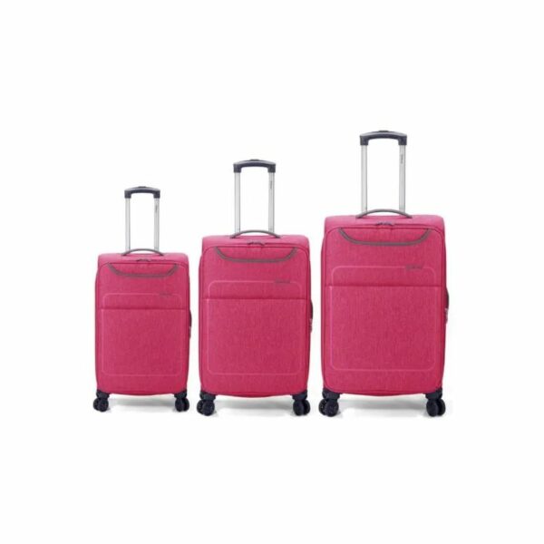 Juego De Maletas Expandible Rosa BZ5661