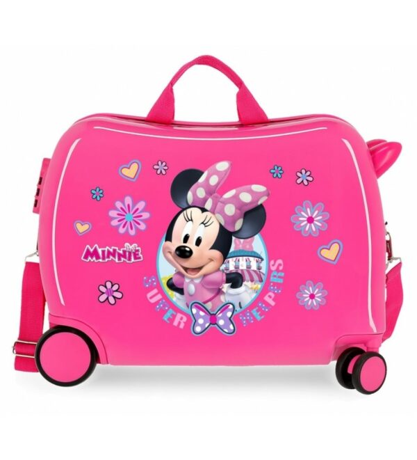 Maleta Infantil 2 Ruedas Multidirecciones Minnie