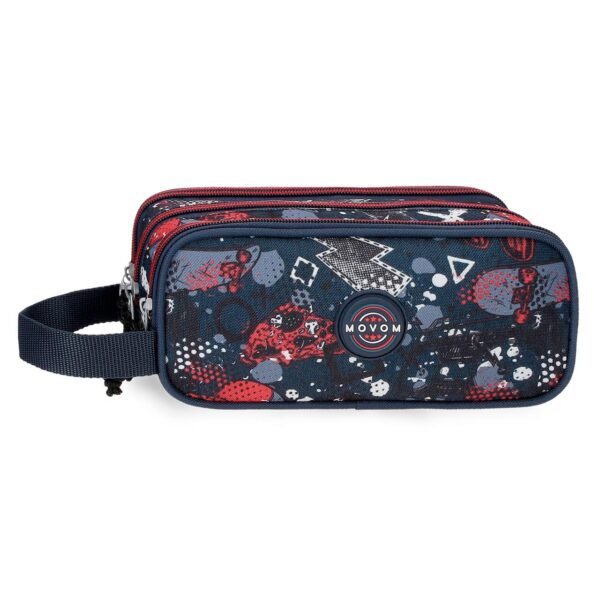 Estuche Tres Compartimentos Movom Free Time