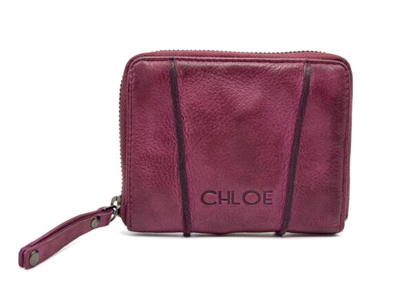 Billetero Mujer Lila Con Cremallera My Wallets