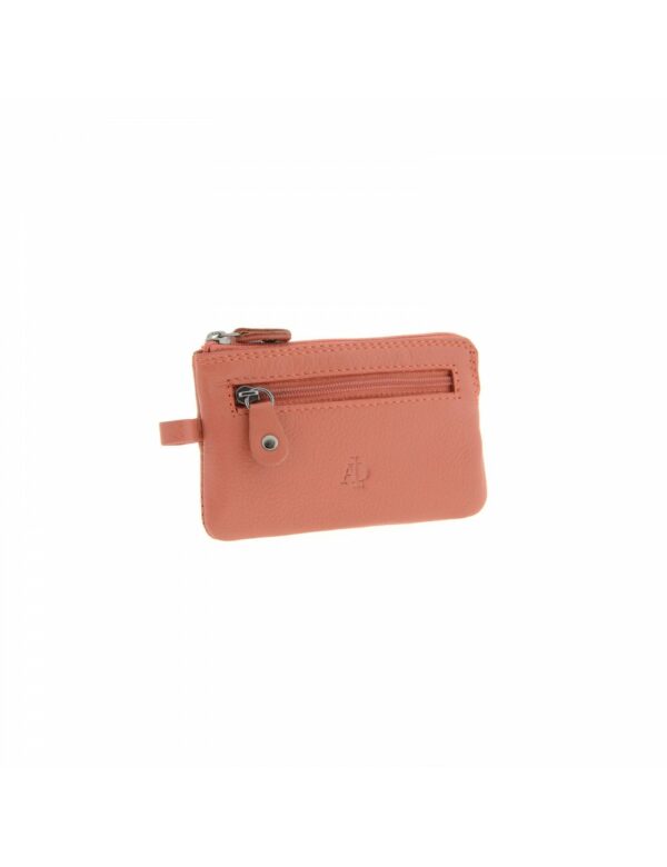 Monedero De Piel Coral Adapell