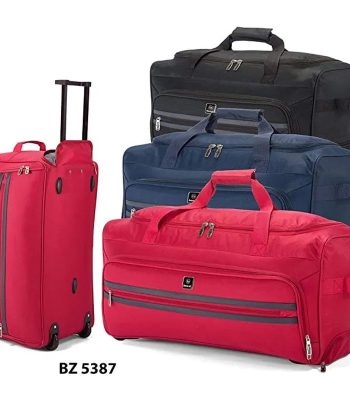 Bolsa Viaje Con Ruedas Rojo, Azul, Negro Benzi