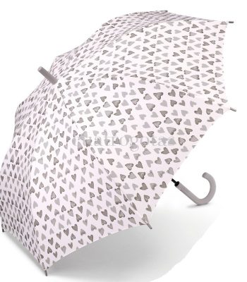 Paraguas Esprit Automático Corazones Gris