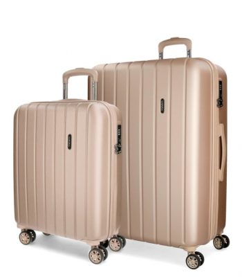 Juego Maletas Champagne Wood 55-65 cm Movom