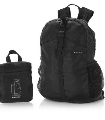 Mochila Plegable Negra Gabol