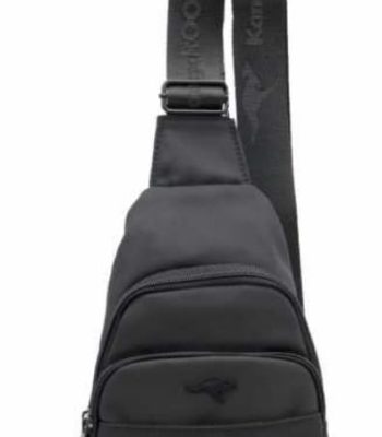 Boldo Mochila Bandolera Negra KangaRoos