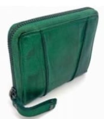 Billetero Mujer Verde Con Cremallera My Wallets