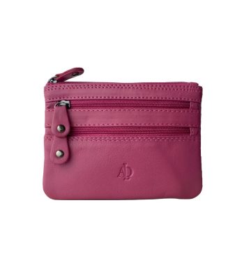 Monedero De Piel Rosa Adapell