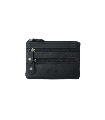 Monedero Negro 3 cremallera Adapell
