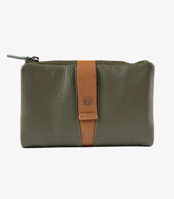 Billetero Piel Verde Matties