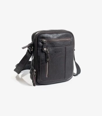 Bandolera Hombre Color Café Matties