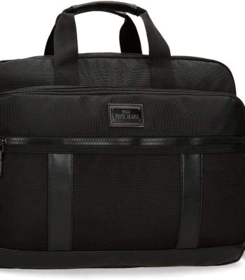 Allblack Maletín Doble Compartimento Adaptable Pepe Jeans