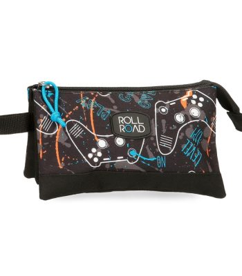 Estuche Gamers Tres Compartimentos Roll Road