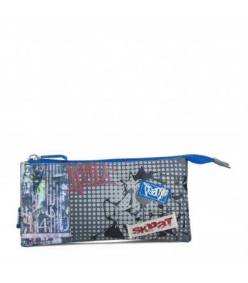 Estuche Tres Compartimento Skpat.
