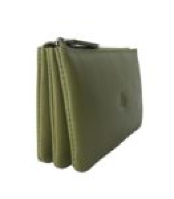 Monedero Triple Grande Oliva Adapell