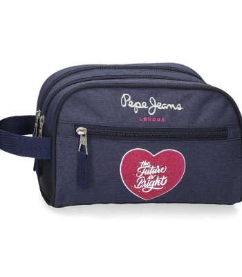 Neceser Bright Pepe Jeans Dos Compartimentos