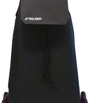 Carro Compra Saquet LN 6 Ruedas Negro Rolser