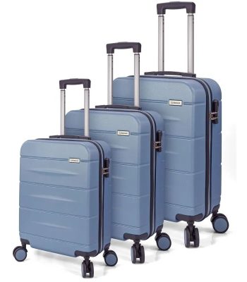 Juego Maletas BZ5695 Azul Claro Benzi