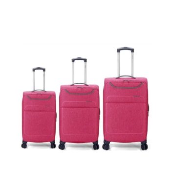 Juego De Maletas Expandible Rosa BZ5661