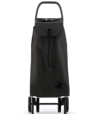 Carro Compra Plegable Negro Rolser